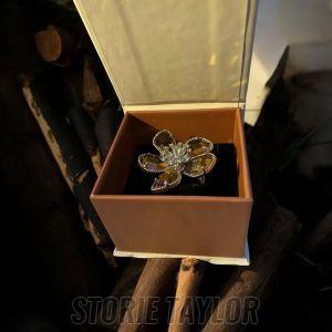 White Enamel Ring
