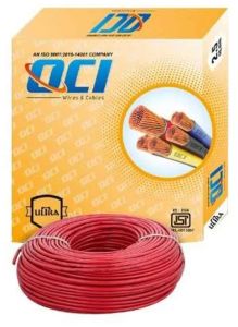1 Sqmm 90m Oci Red Multi Strand Wire