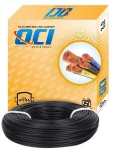 6 Sqmm 90m Oci Black Multi Strand Wire