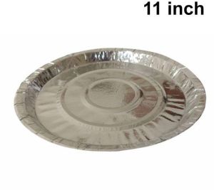 11 Inch Silver Laminated Paper Plate