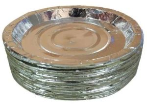 5 Inch Silver Laminated Paper Plate