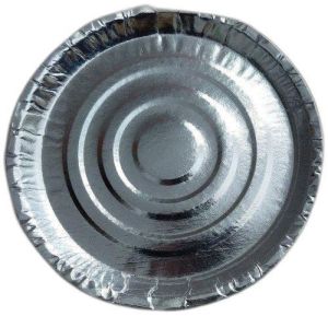 7 Inch Silver Laminated Paper Plate