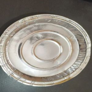 9 Inch Silver Laminated Paper Plate