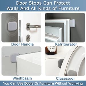 Square Silicon Door Protector Bumper