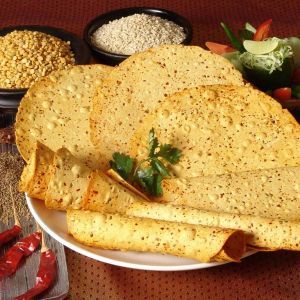 Round Rajasthani Papad