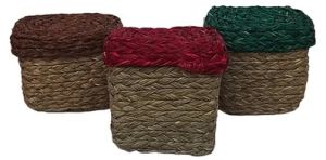 15 Inch Handmade Sabai Grass Basket