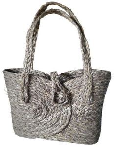 Brown Sabai Grass Handicraft Bag