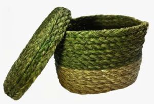 Handmade Sabai Grass Beni Oval Box