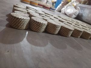 Handmade Sabai Grass Chapati Box