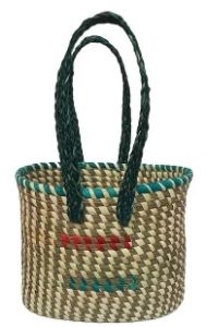 Multicolor Sabai Grass Basket
