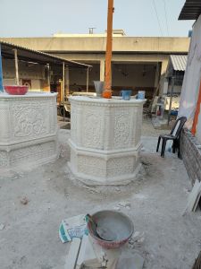 White Marble Nishan Sahib
