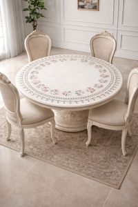 Marble Inlay Work Center Table