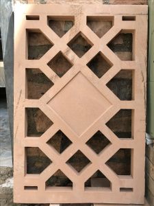 Pink Sandstone Jali