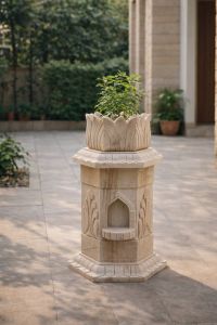 Sandstone Tulsi Pot