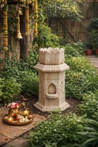 Sandstone Tulsi Pot