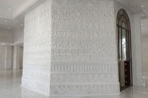 White Marble Wall Cladding Design Service
