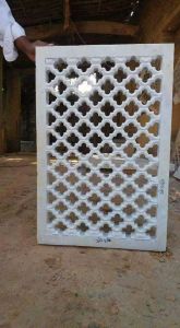 Velvet White Marble Jali