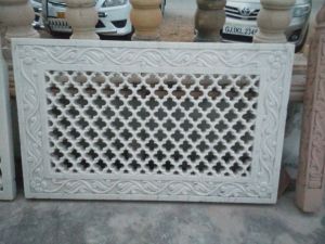 Velvet White Marble Jali