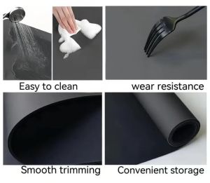 2 Piece Kitchen Rubber Mat