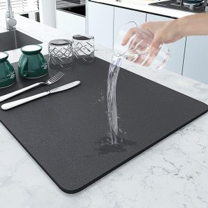Dish Drying Kitchen Mat