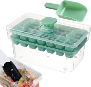 Easy Press Plastic Ice Tray Container