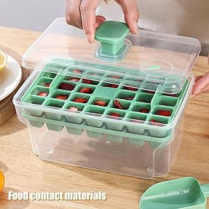 Easy Press Plastic Ice Tray Container