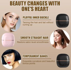 Mini Cordless Hair Straightener Brush