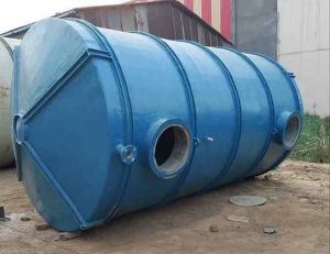 Blue FRP Storage Tank