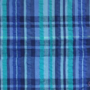 Blue Seer Sucker Fabric