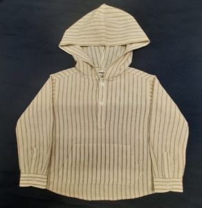 Boys Cotton Striped Hoodie