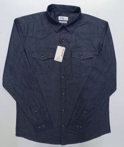 Boys Stylish Black Cotton Shirt