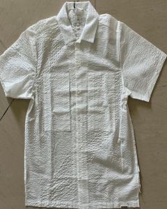 Ladies Casual Wear White Short Sleeve Shirt