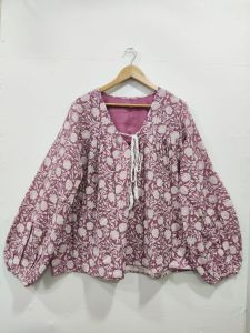 Ladies Comfortable Cotton Printed Short Kurti