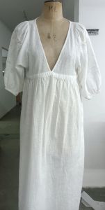 Ladies White Soft Cotton Gown