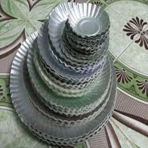 Silver Paper Plate