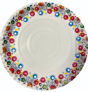 12 Inch Printed Disposable Paper Plate