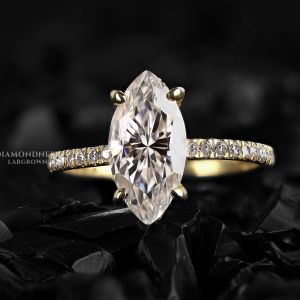 Marquise Cut Diamond Engagement Ring