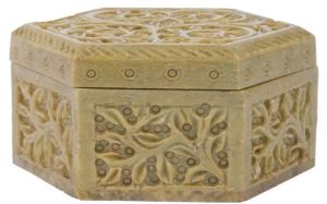 Hand Carved Jewellery Box