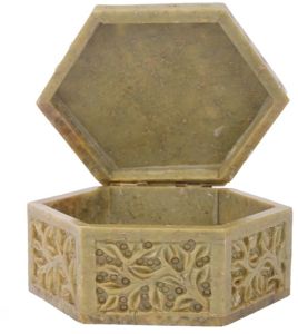 Hand Carved Jewellery Box