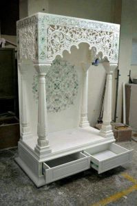 Inlay White Marble Temple