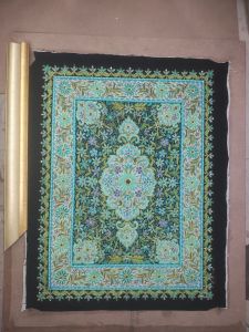 Zardozi Embroidered Jewel Carpet