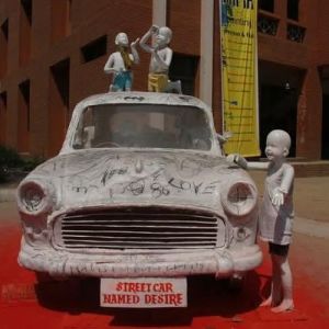 Fiberglass Street Car Sculpture