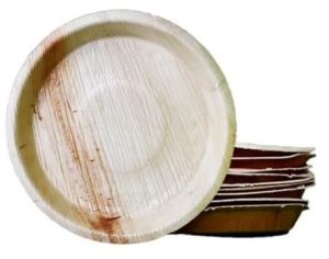 12 Inch Round Areca Leaf Plate