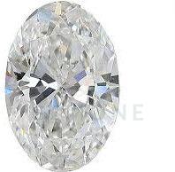 Certified Oval Cut Natural Diamonds