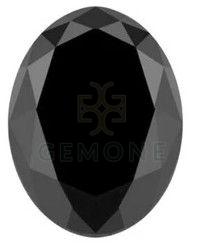 Natural Black Oval Cut Diamonds
