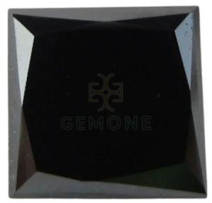 Natural Black Princess Cut Diamonds
