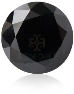 Natural Black Round Cut Diamonds
