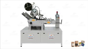 Automatic Carton-Pouch Labeler Machine