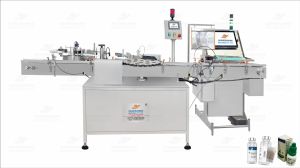 Automatic Rotary Vial-Bottle Sticker Labelling Machine