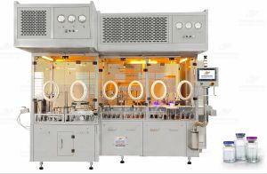 Automatic Vial Filling and Rubber Stoppering Machine